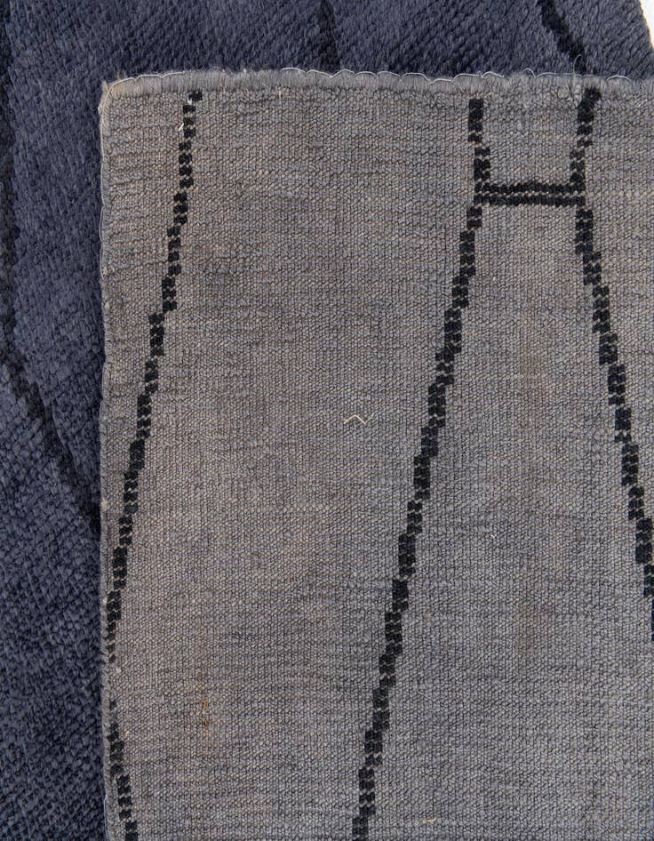 Detail image of  2' 6 x 14' 1  Hand Knotted Moroccan Wool Runner Rug