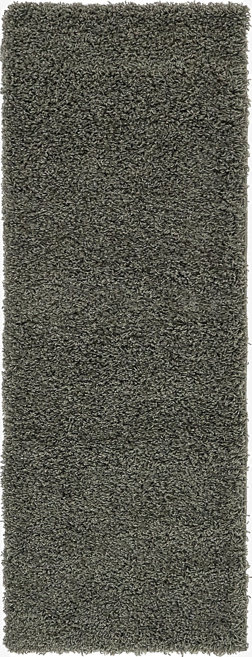  2' x 6' Solid Shag Runner Rug