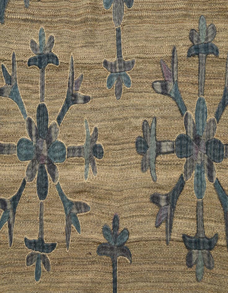 Detail image of  5' 10 x 7' 2  Hand Woven Kilim Suzani Wool Rug