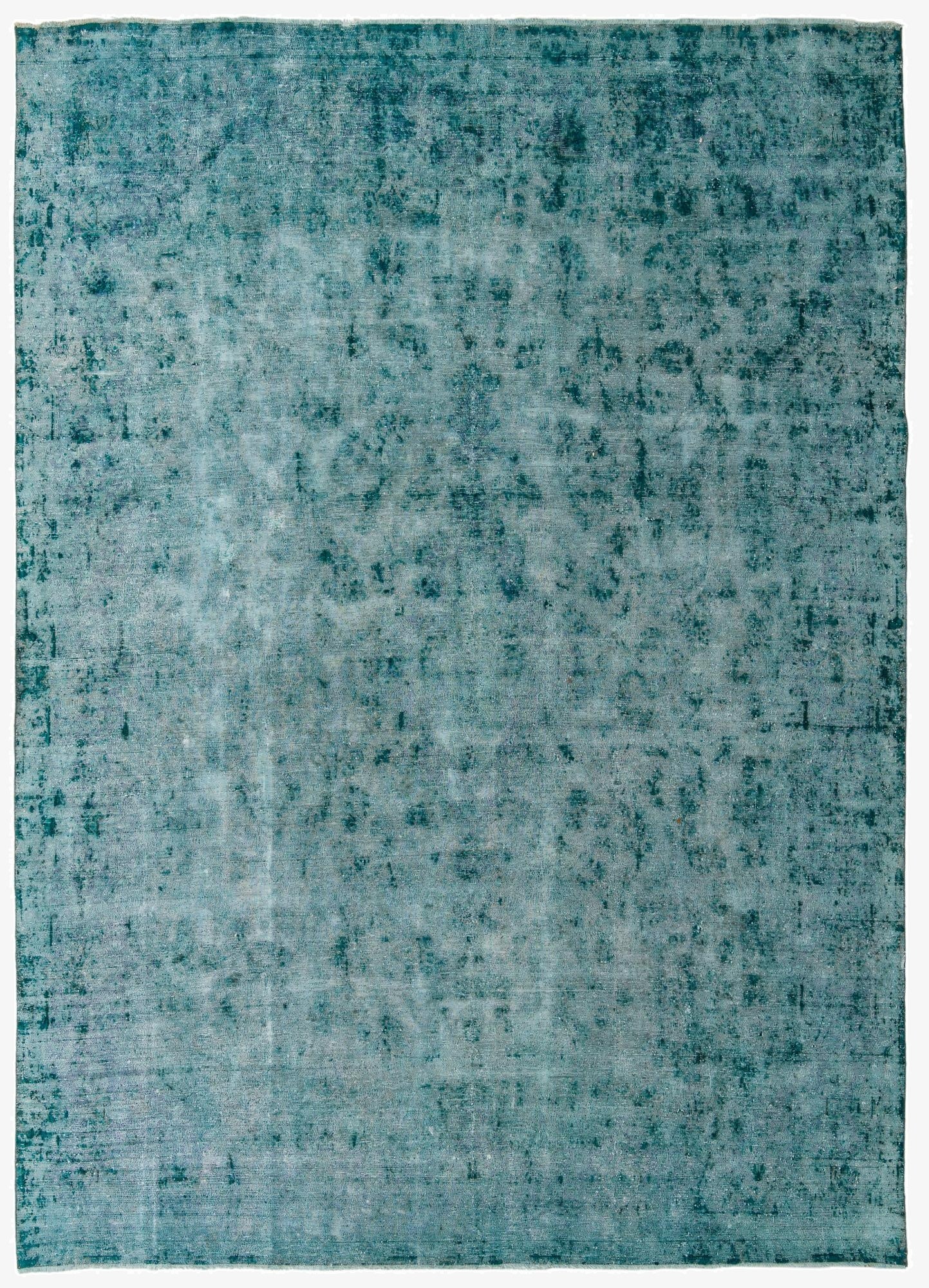  9' 10 x 13' 7  Hand Knotted Ultra Vintage Persian Wool Rug