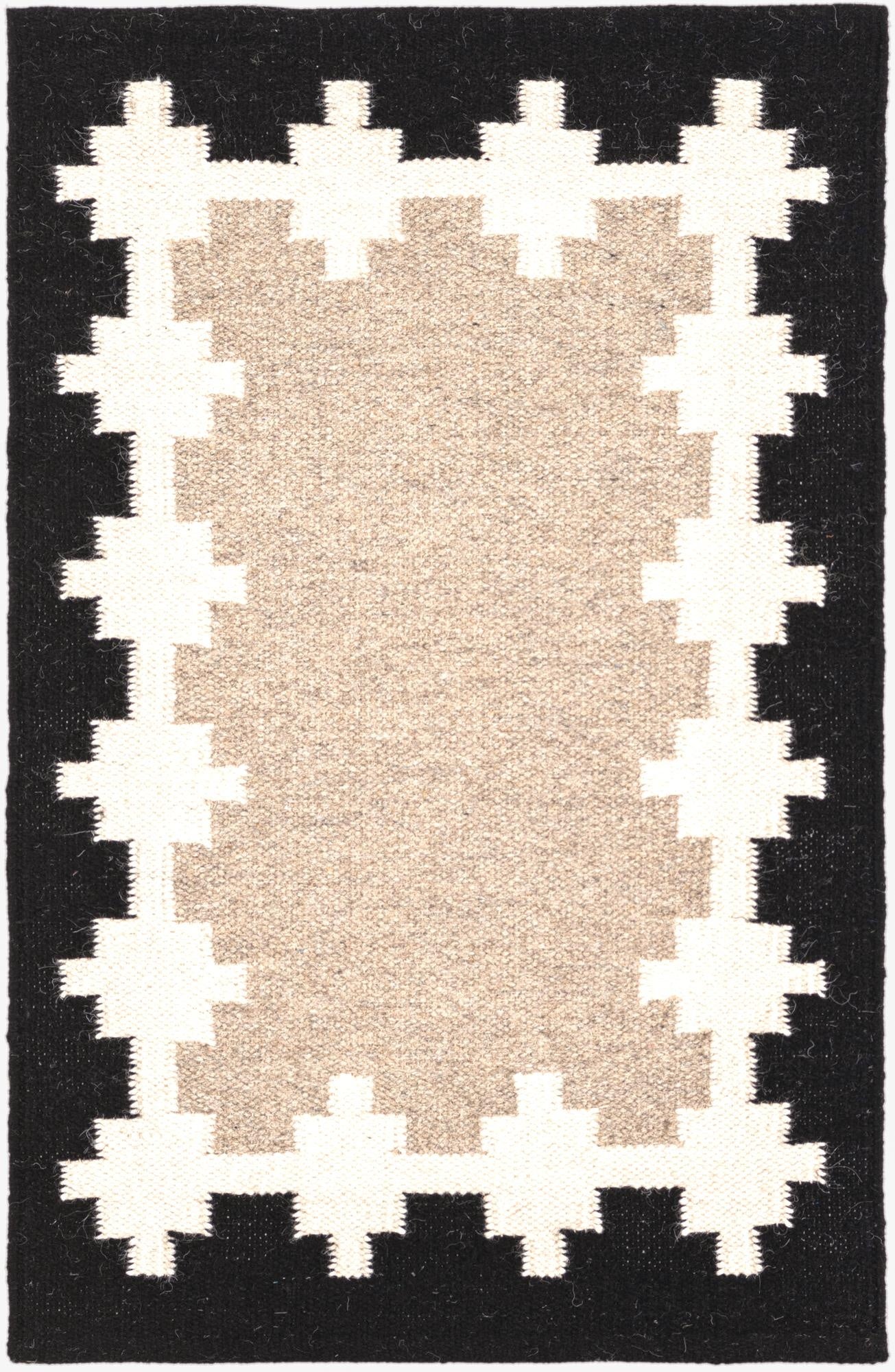  2' x 3' 1  Hand Woven Kilim Wool Rug