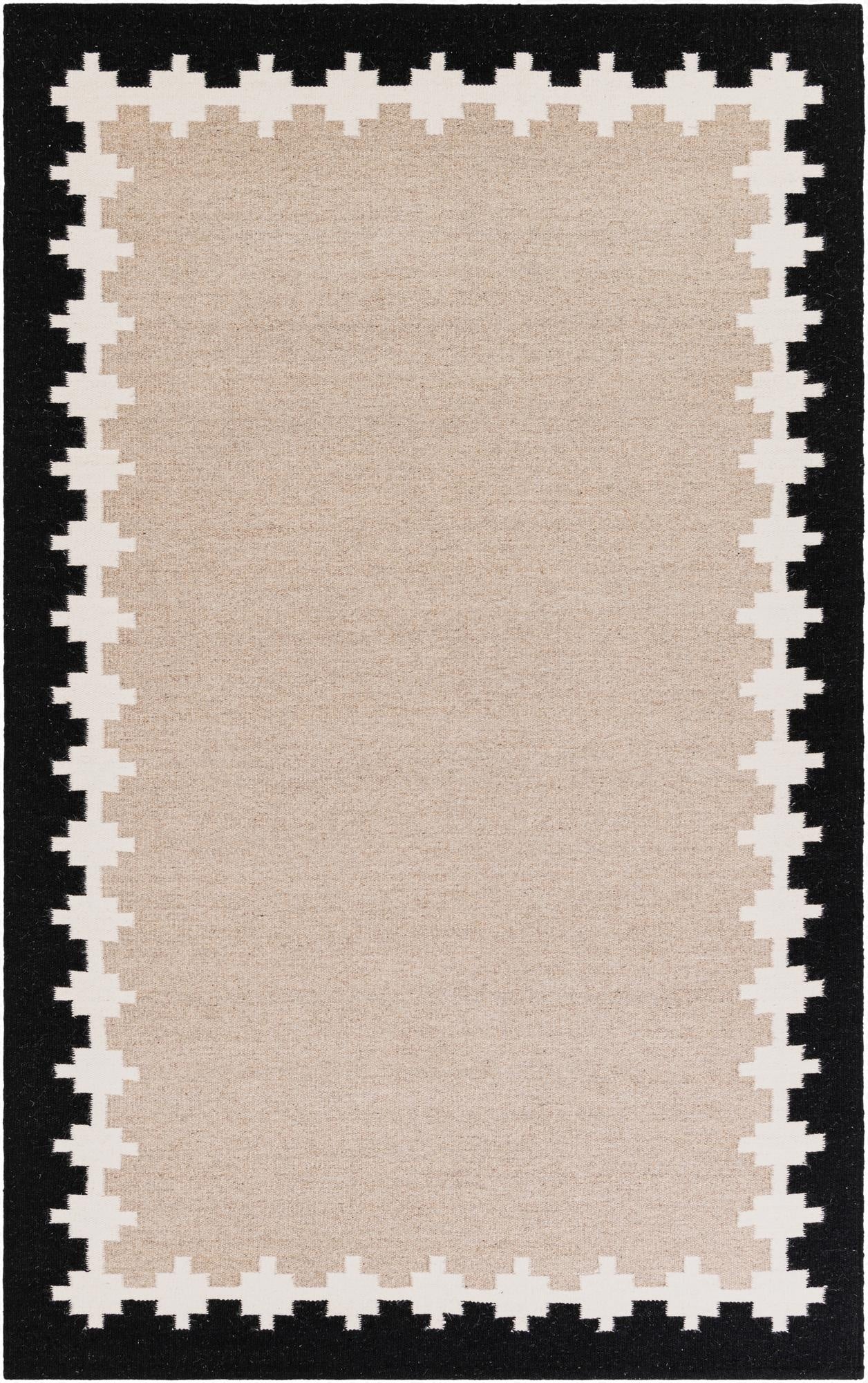  5' 1 x 8'  Hand Woven Kilim Wool Rug