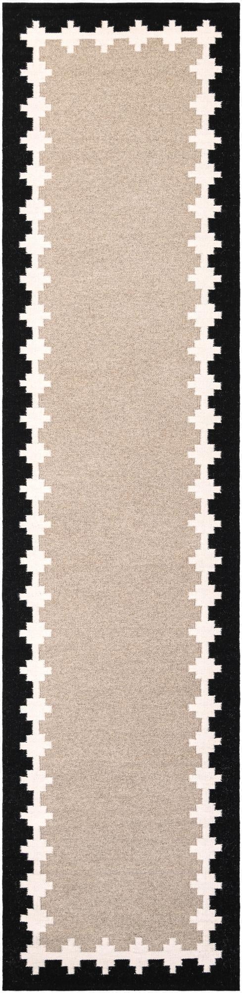  3' 3 x 14' 1  Hand Woven Kilim Wool Runner Rug