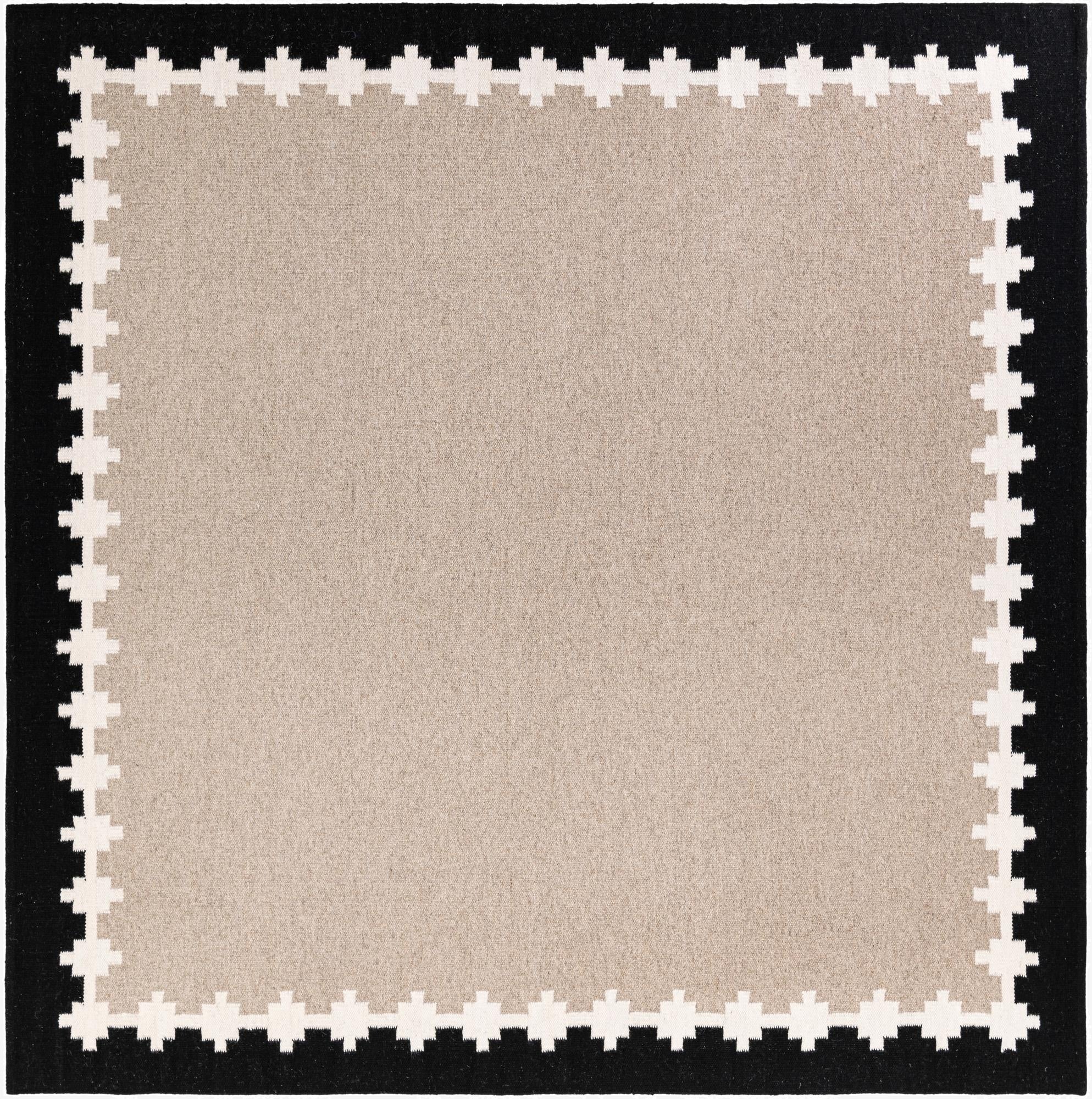  7' 10 x 7' 10  Hand Woven Kilim Wool Square Rug