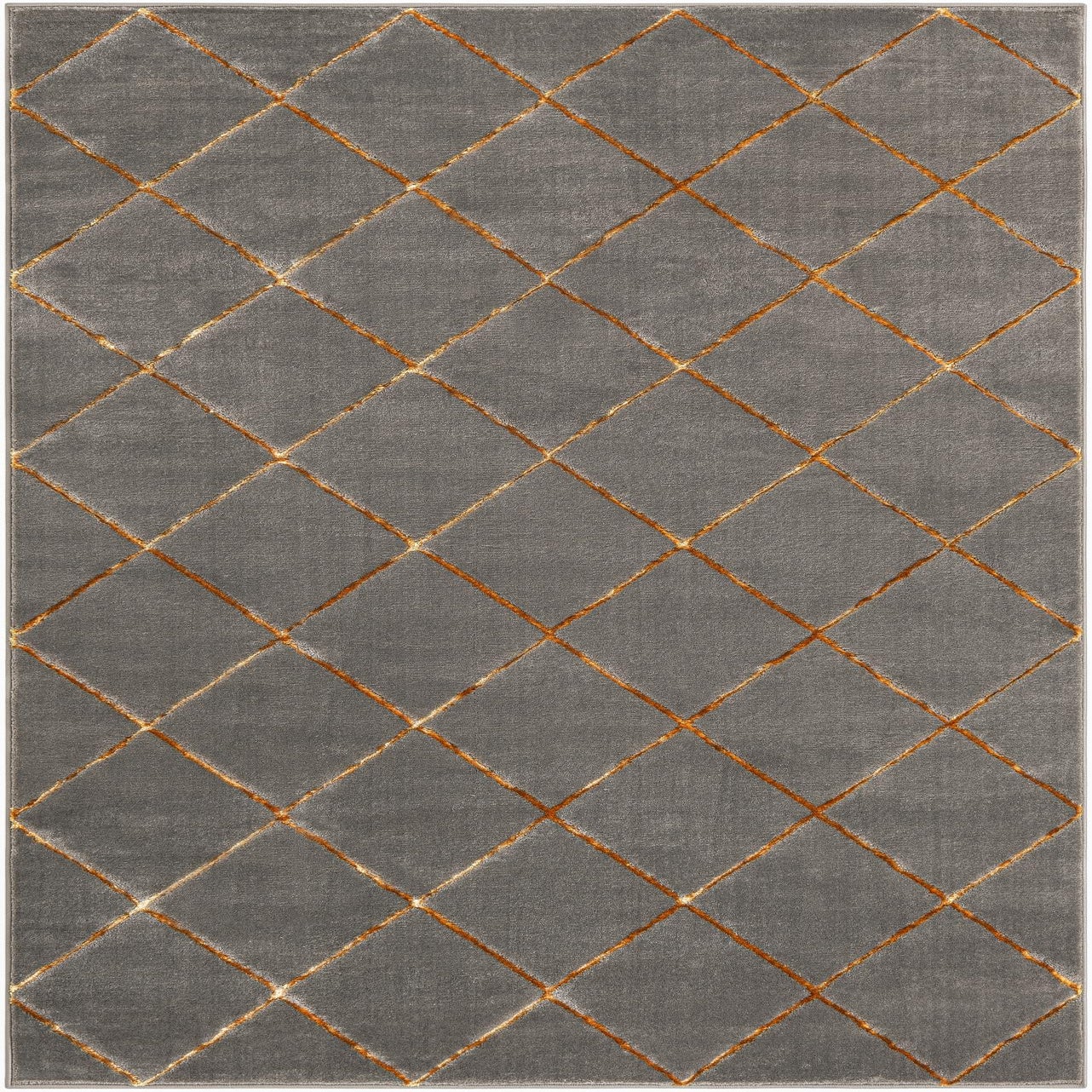 Gray and Gold 5' 3 x 8' Somerley Vogue Geo Rug | Rugs.com