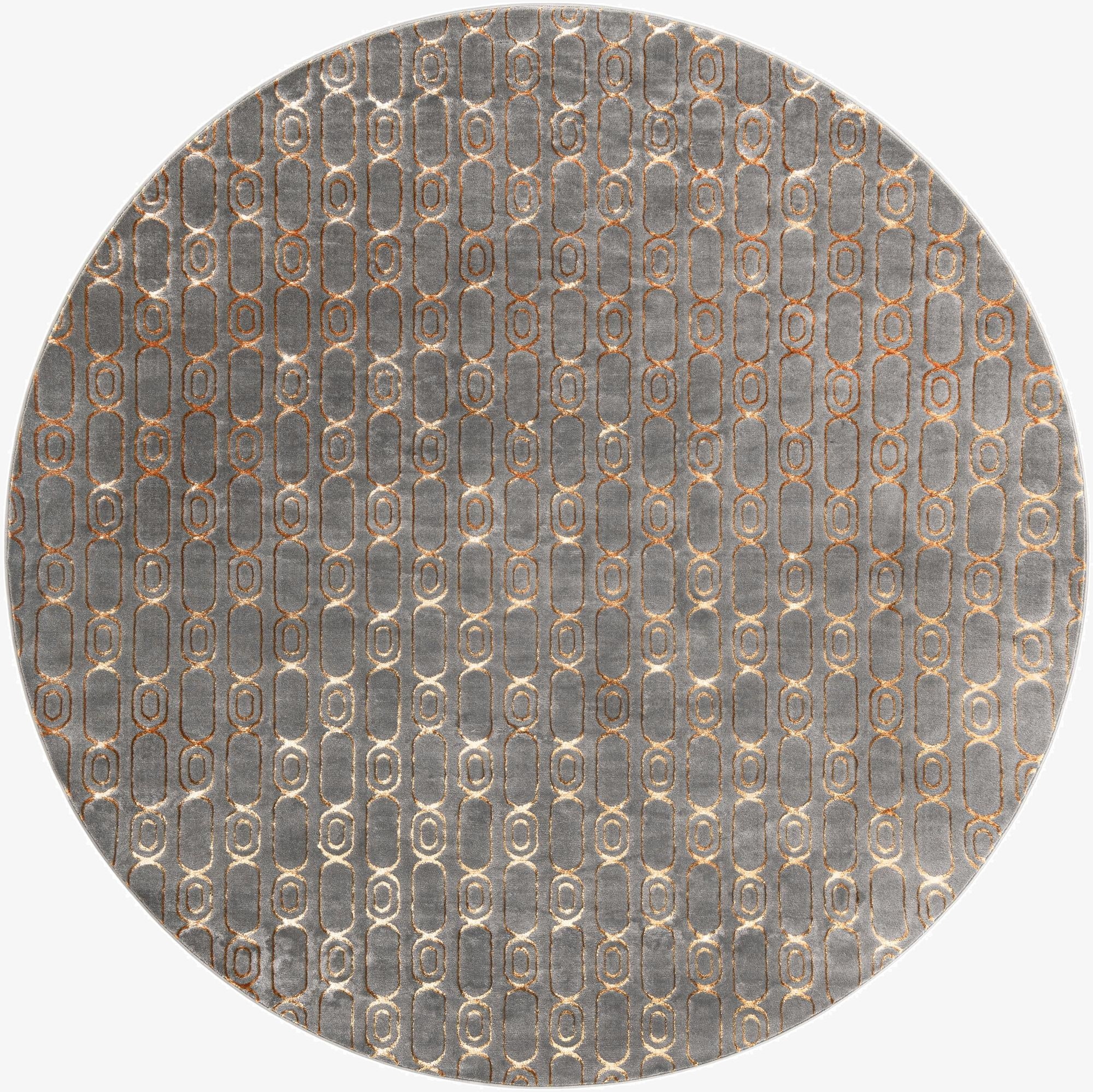  10' x 10' Vogue Geo Round Rug