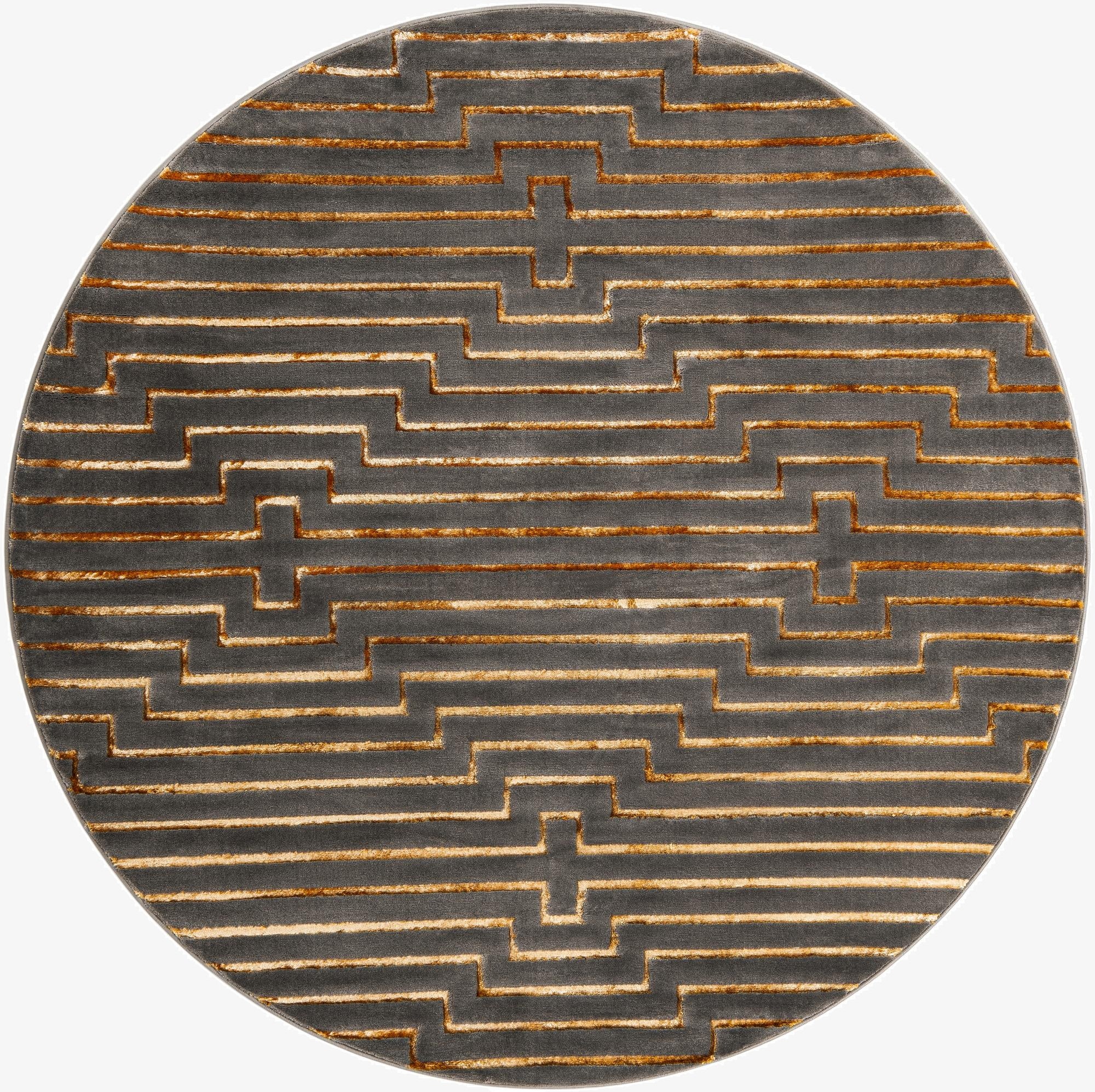  7' 10 x 7' 10 Vogue Geo Round Rug