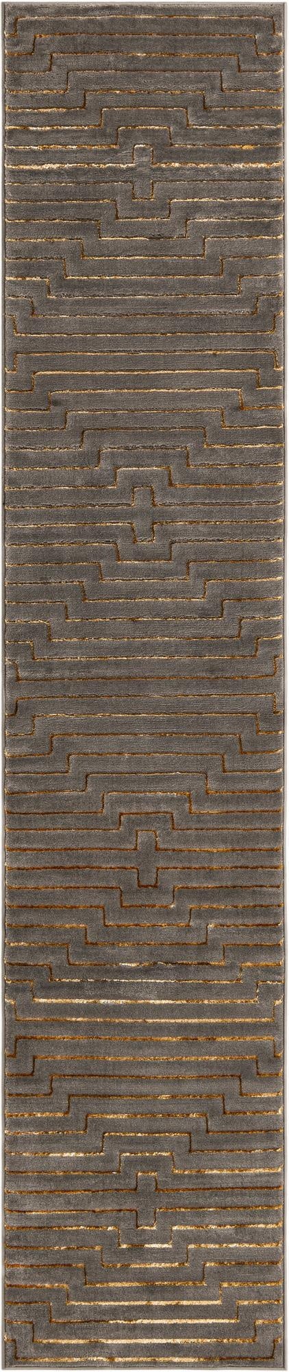  2' 7 x 12' Vogue Geo Runner Rug