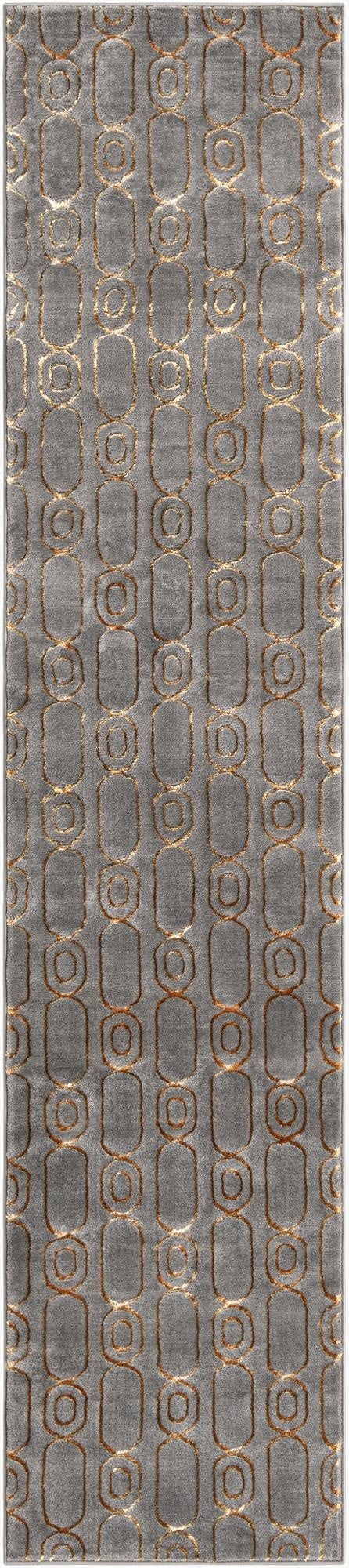  2' 7 x 12' Vogue Geo Runner Rug