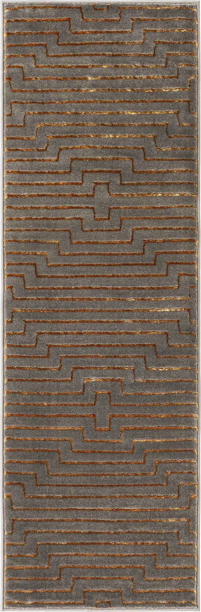  2' x 6' Vogue Geo Runner Rug