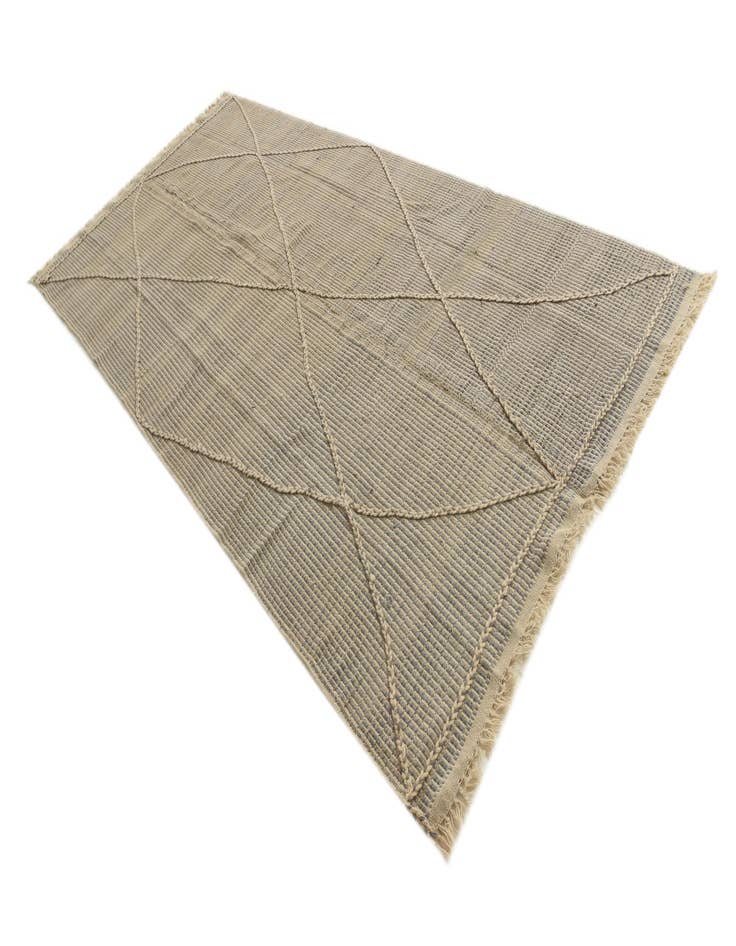 Detail image of  5' 10 x 12' 4  Hand Knotted Moroccan Wool Runner Rug