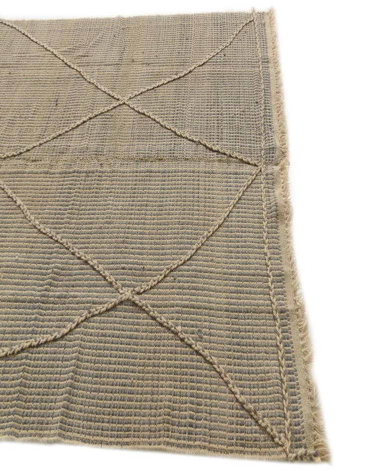Detail image of  5' 10 x 12' 4  Hand Knotted Moroccan Wool Runner Rug