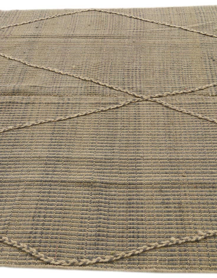 Detail image of  5' 10 x 12' 4  Hand Knotted Moroccan Wool Runner Rug