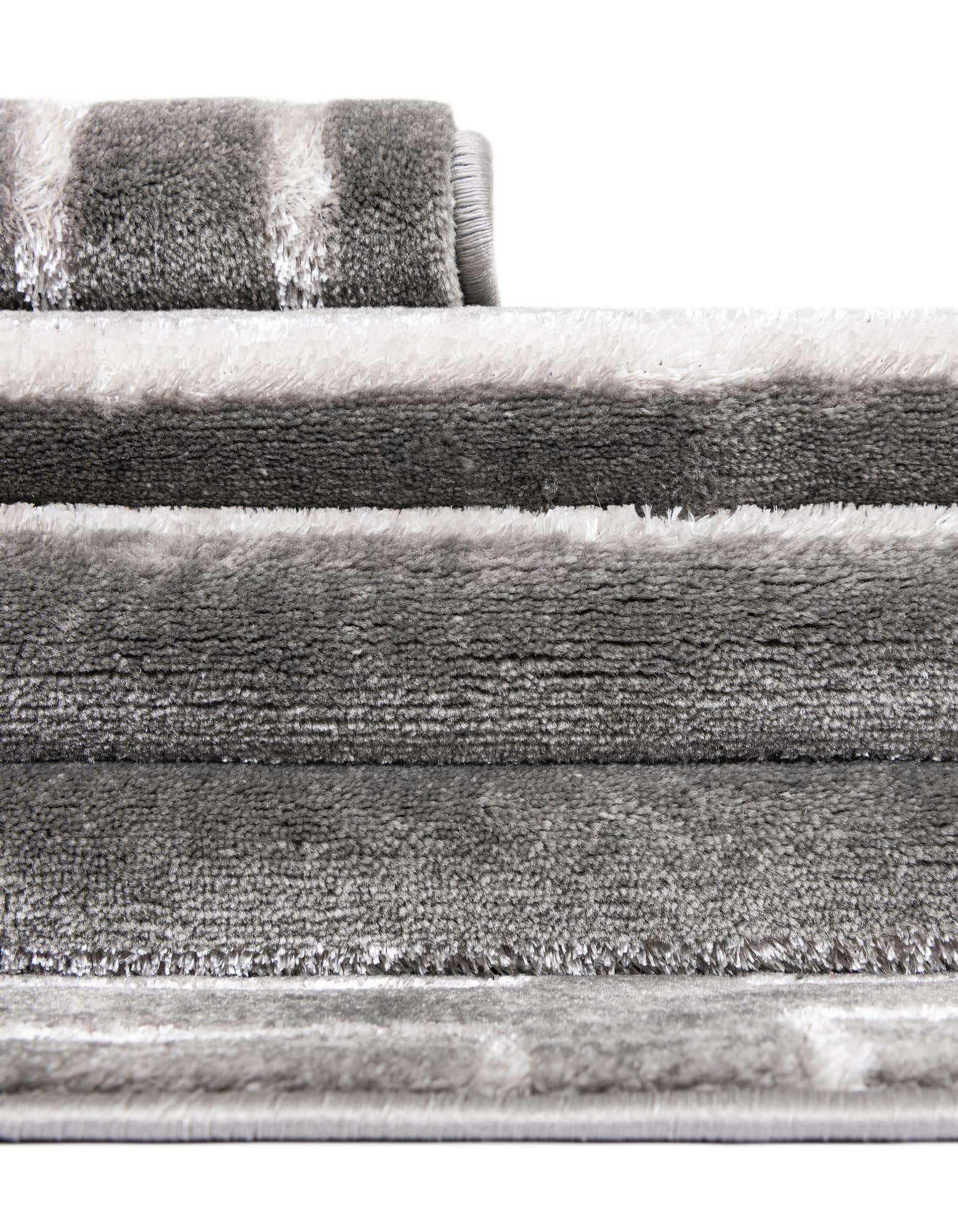 Primary image  Custom Gray and Silver Vogue Geo Rug