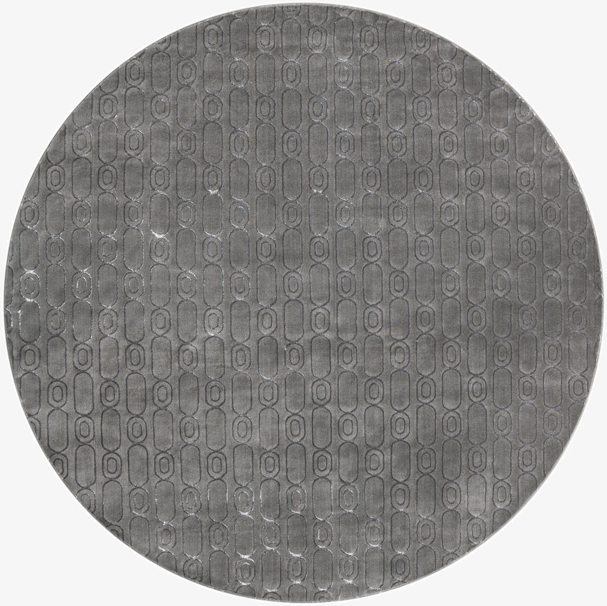  10' x 10' Vogue Geo Round Rug
