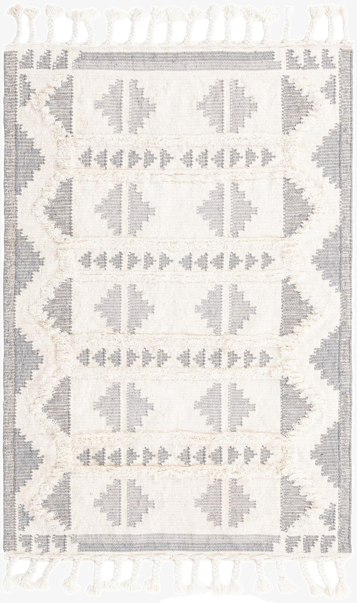  4' 1 x 6' 1  Hand Woven Arizona Wool Rug