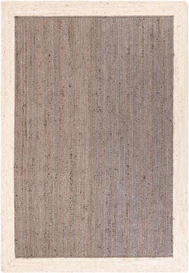  6' 1 x 9'  Hand Braided Jute Rug