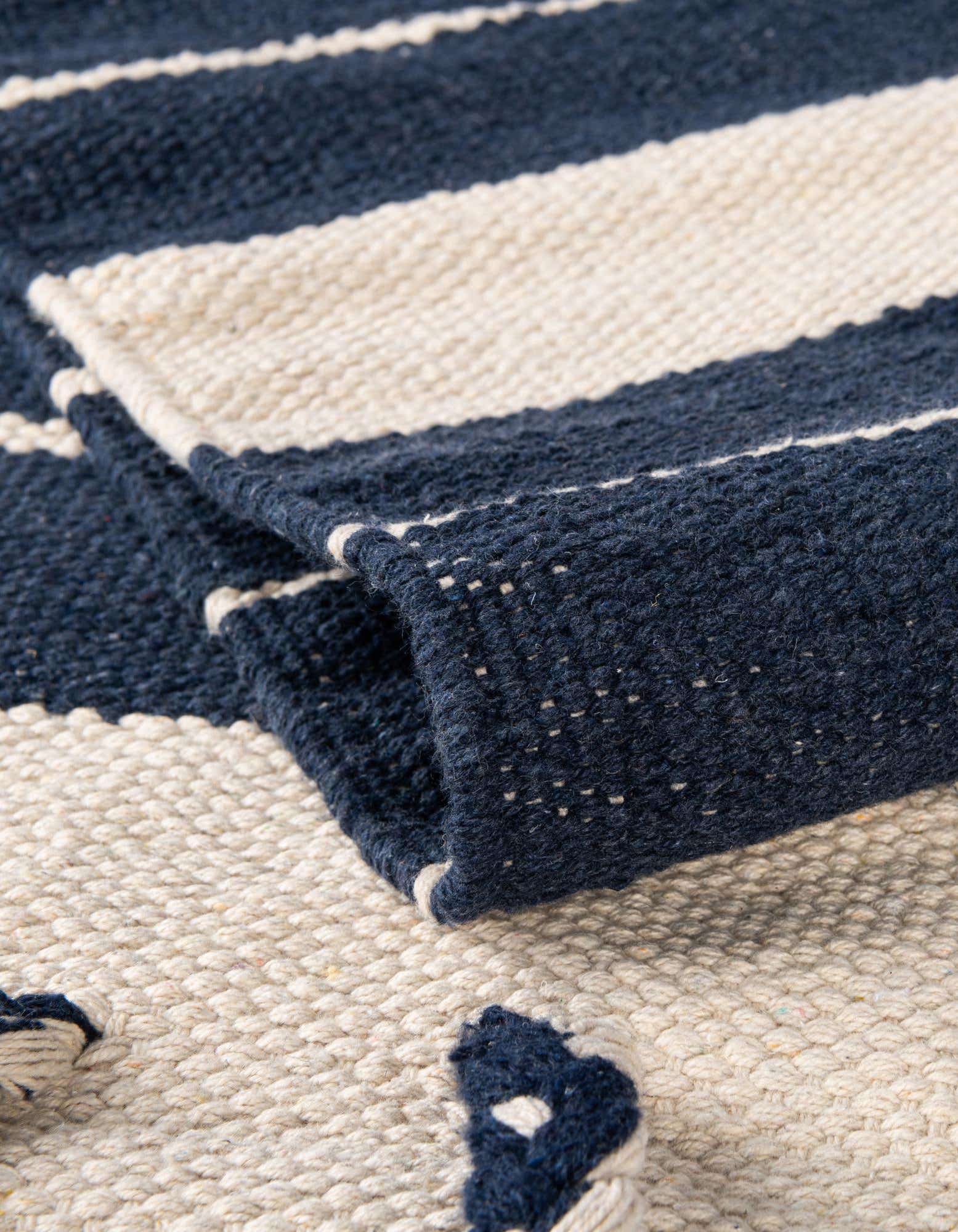 Primary image  Custom Gray and White  Hand Woven Chindi Cotton Rug