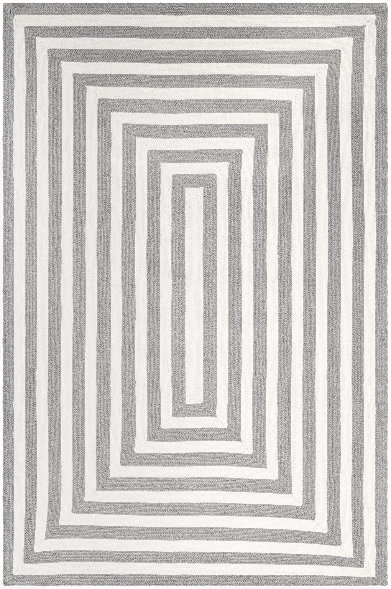  5' 3 x 8'  Hand Woven Eco Verse   Washable Indoor / Outdoor Rug