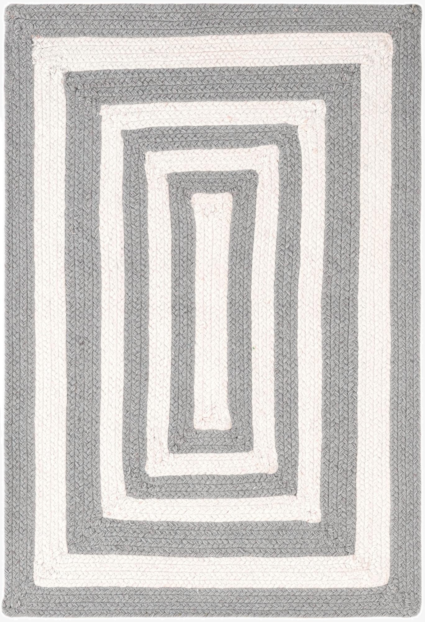 Primary image  2' 2 x 3' 1  Hand Woven Eco Verse   Washable Indoor / Outdoor Rug