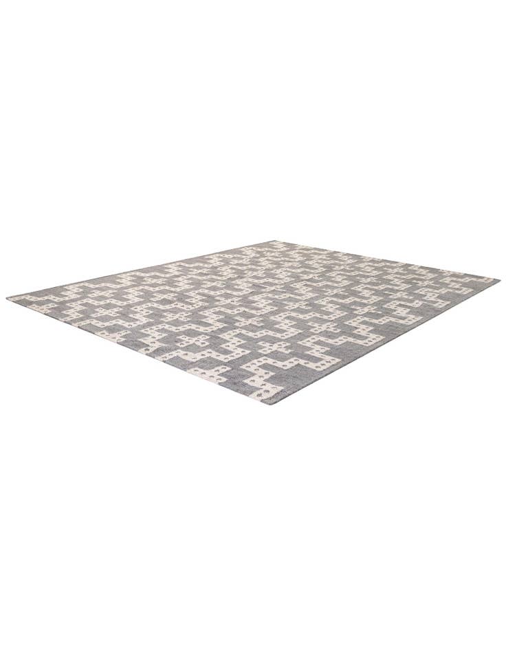 Detail image of  9' x 12'  Hand Woven Kilim Wool Rug