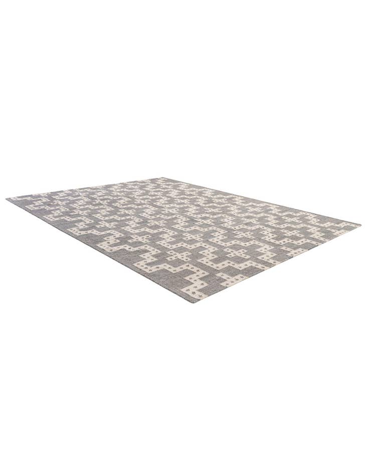 Detail image of  9' x 12'  Hand Woven Kilim Wool Rug