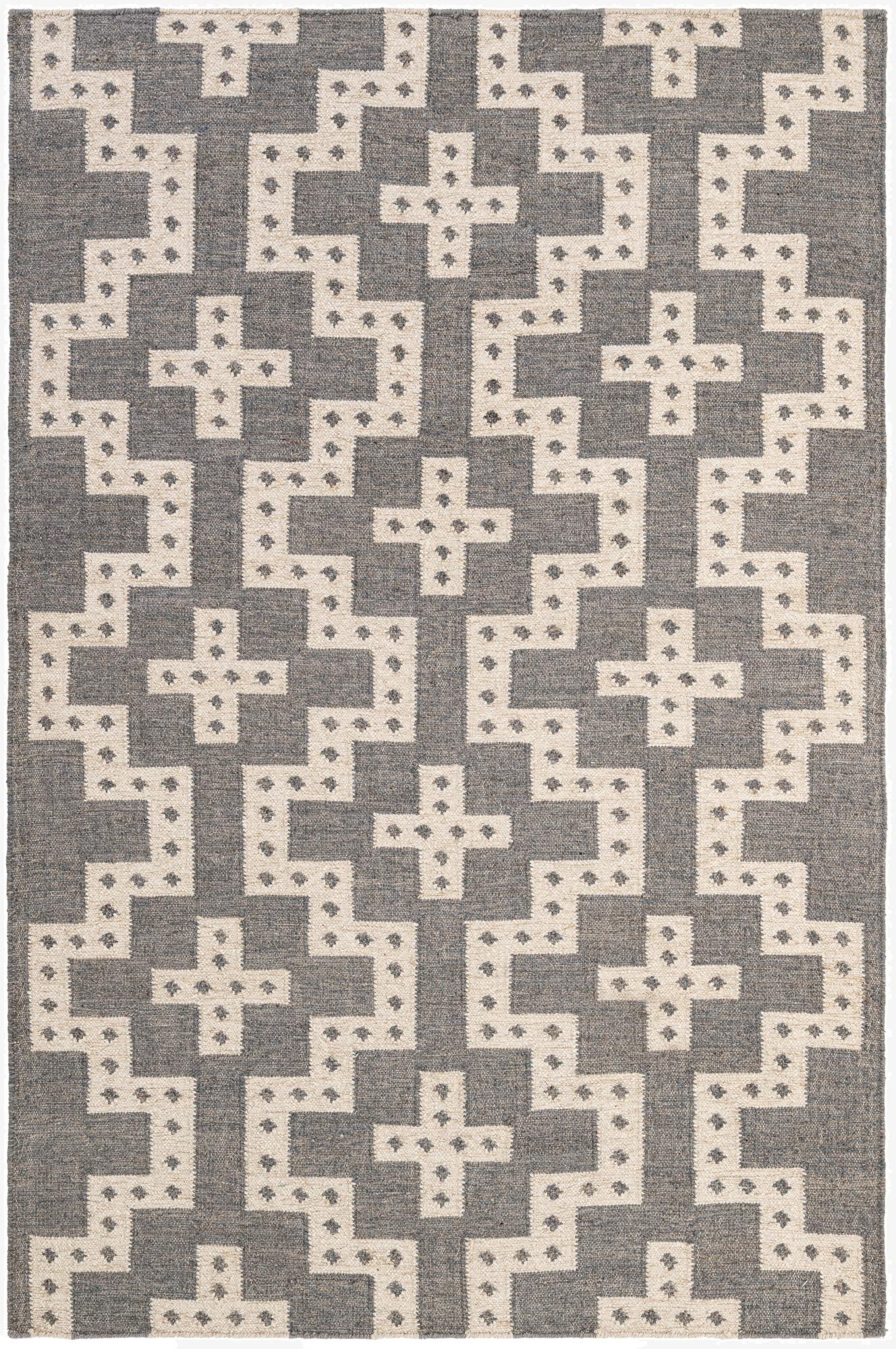  5' 1 x 8'  Hand Woven Kilim Wool Rug