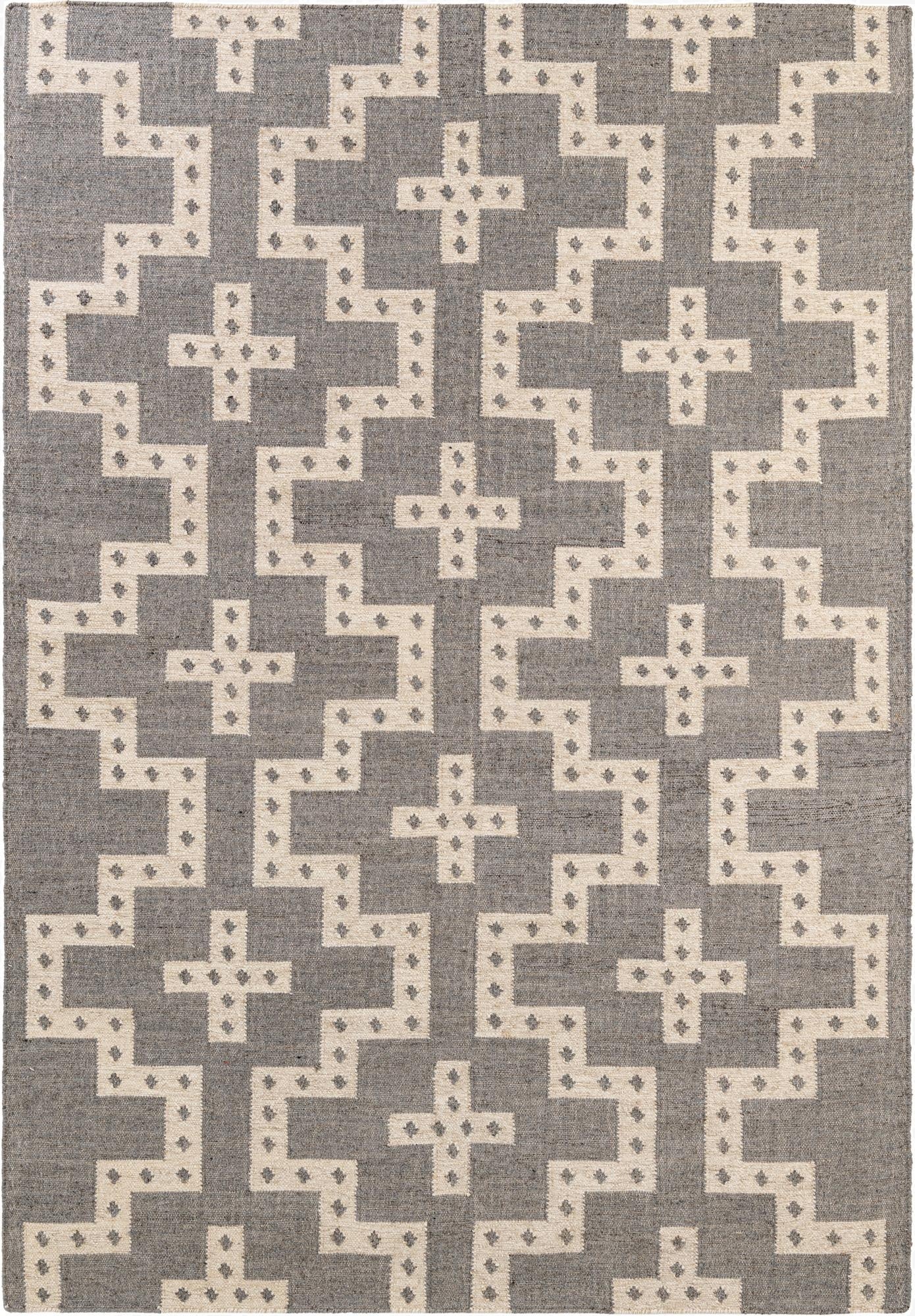  6' 1 x 9'  Hand Woven Kilim Wool Rug