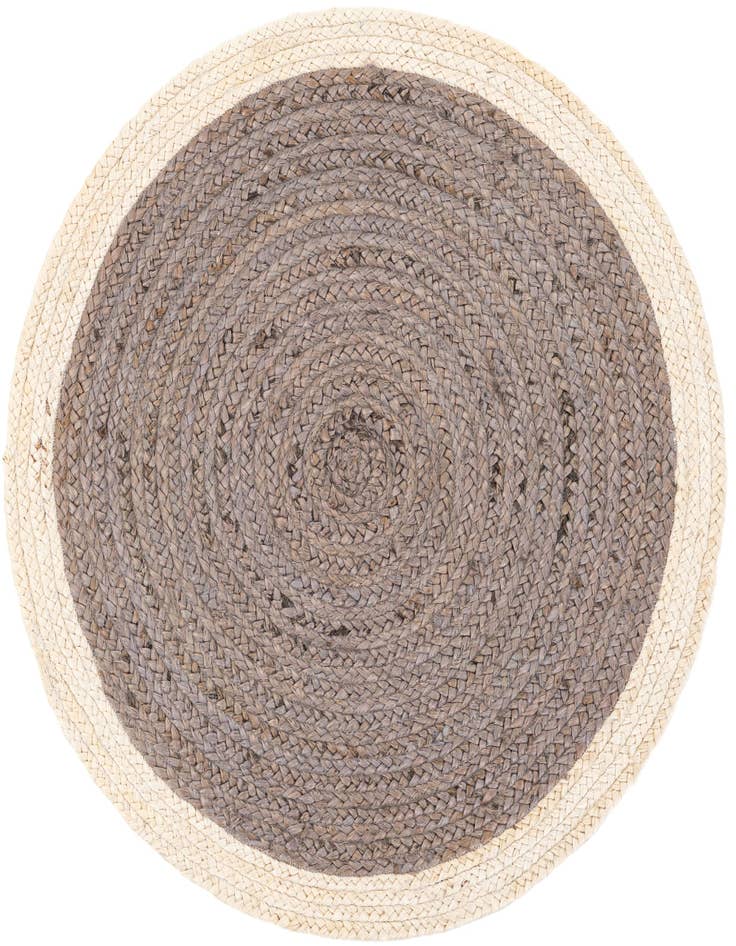 Detail image of  3' 1 x 3' 1  Hand Braided Jute Round Rug