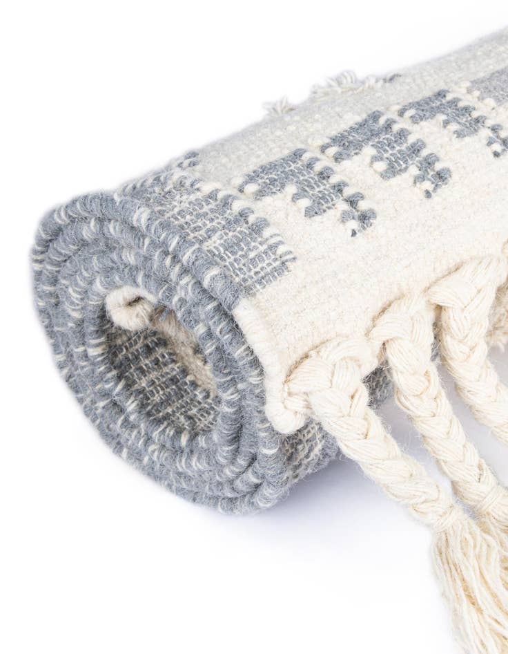 Detail image of  2' 2 x 6' 1  Hand Woven Arizona Wool Runner Rug