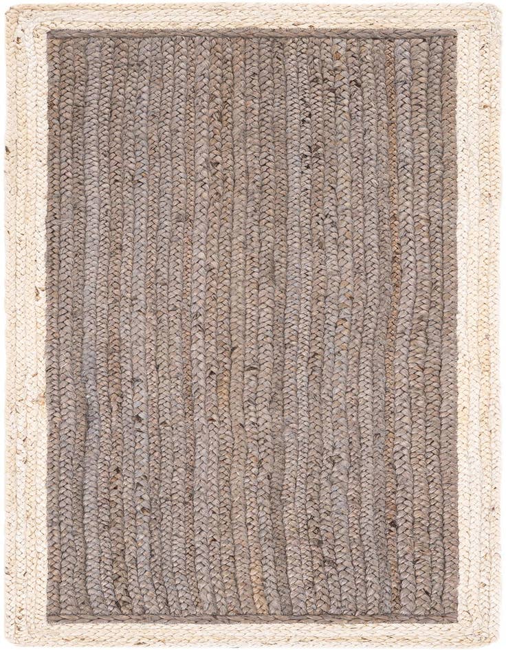 Detail image of  2' x 5' 1  Hand Braided Jute Runner Rug