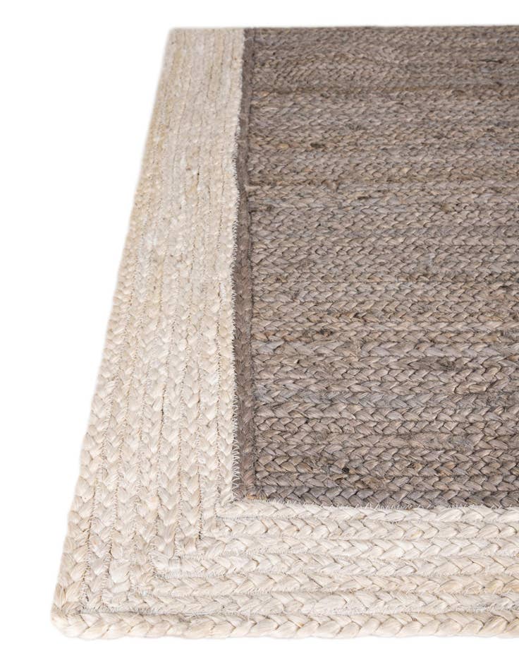 Detail image of  2' x 5' 1  Hand Braided Jute Runner Rug
