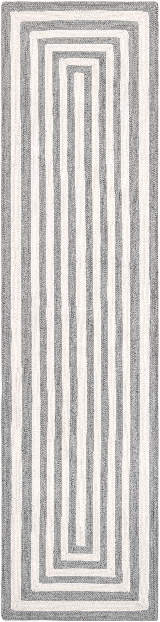  2' 7 x 10'  Hand Woven Eco Verse   Washable Indoor / Outdoor Runner Rug