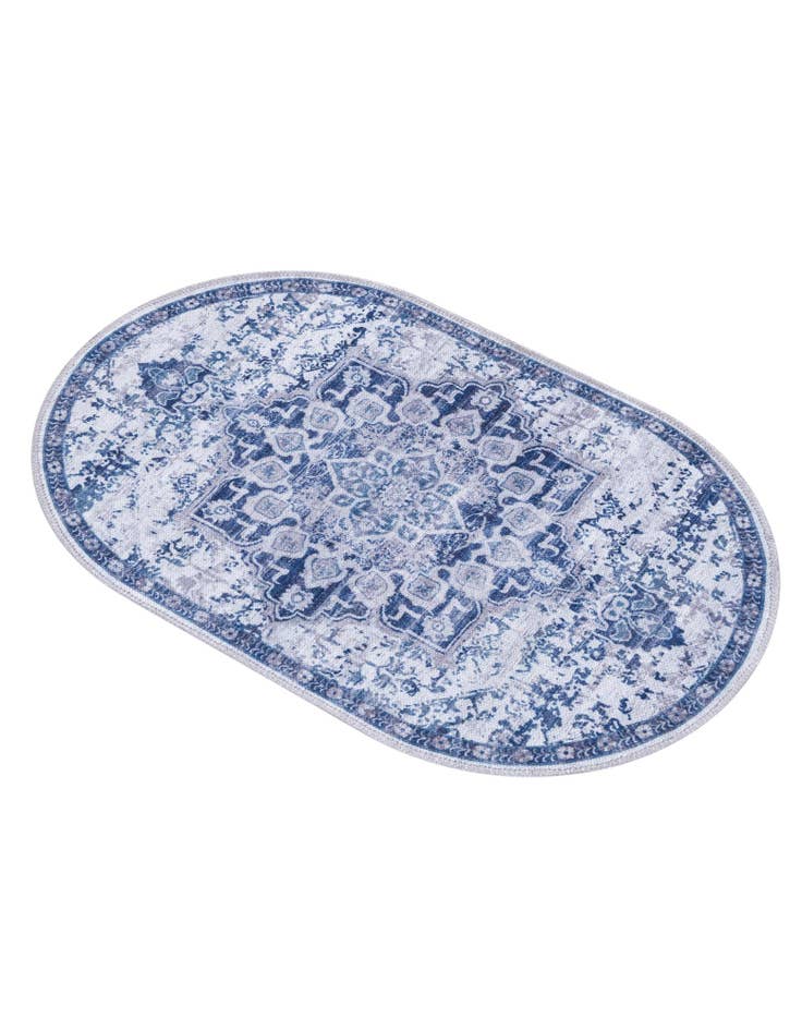 Detail image of  2' x 3'  Washable Francesca Oval Rug