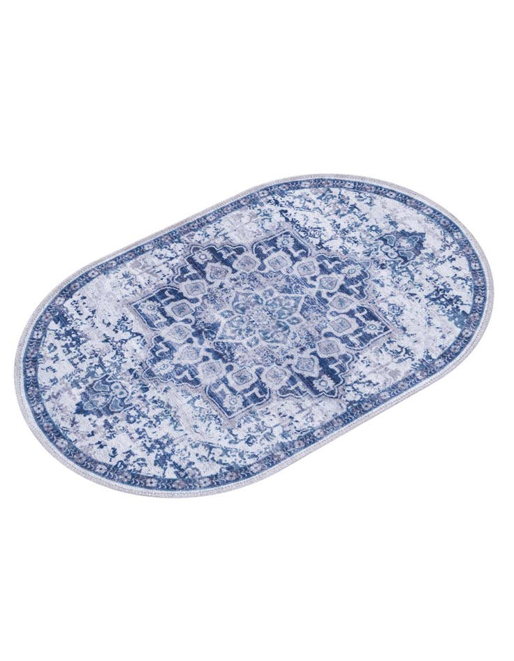 Detail image of  2' x 3'  Washable Francesca Oval Rug