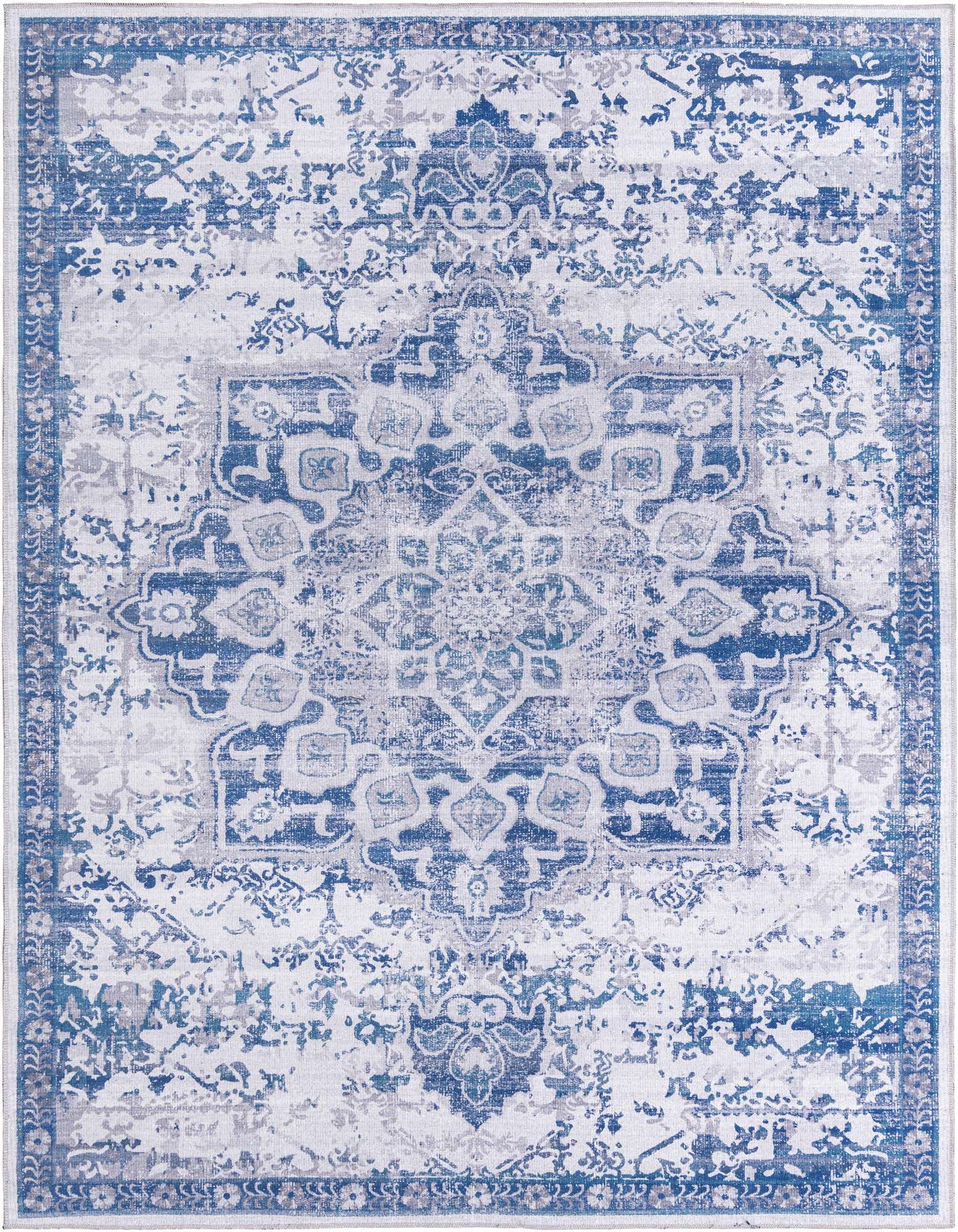 Primary image  7' 10 x 10'  Washable Francesca Rug