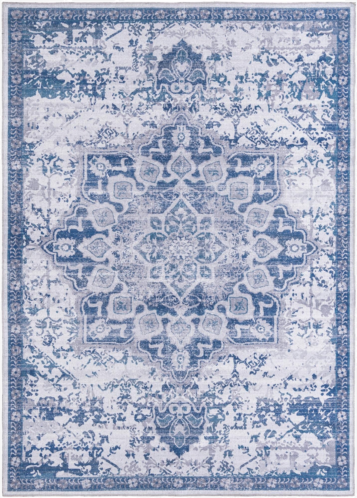  7' 3 x 10'  Washable Francesca Rug