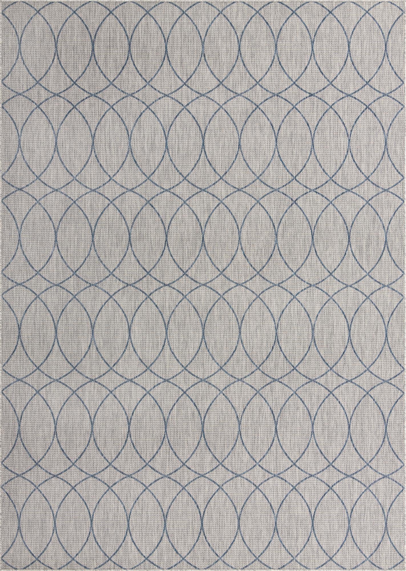  10' x 14'  Washable Lattice Indoor / Outdoor Rug