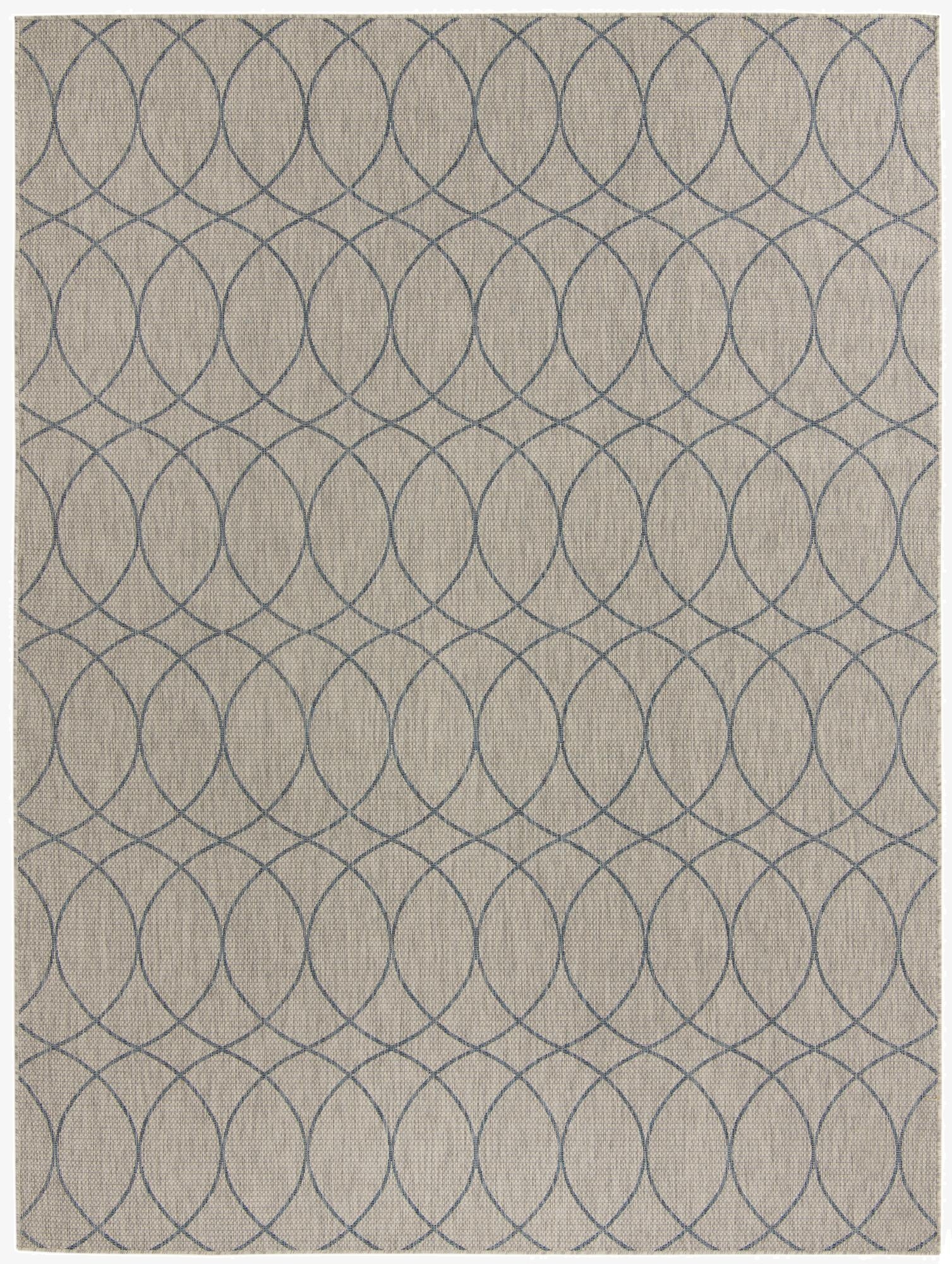  9' x 12'  Washable Lattice Indoor / Outdoor Rug