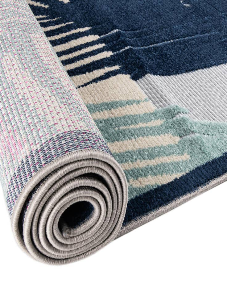 Detail image of  5' 3 x 5' 3  Washable Aruba Indoor / Outdoor Round Rug