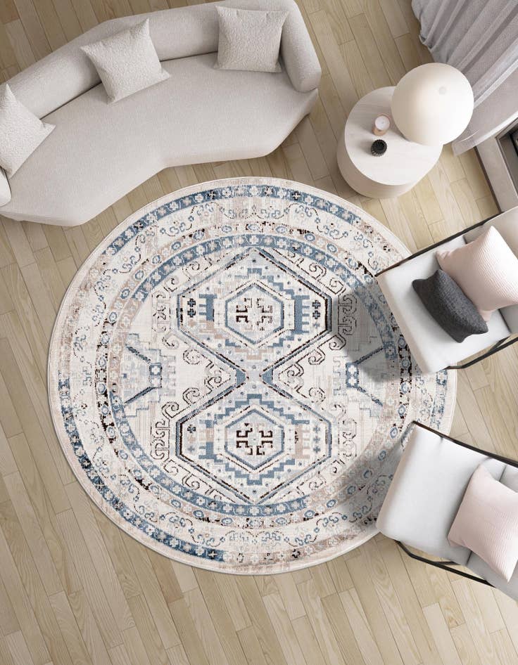 Detail image of  3' x 3' Charlotte Round Rug