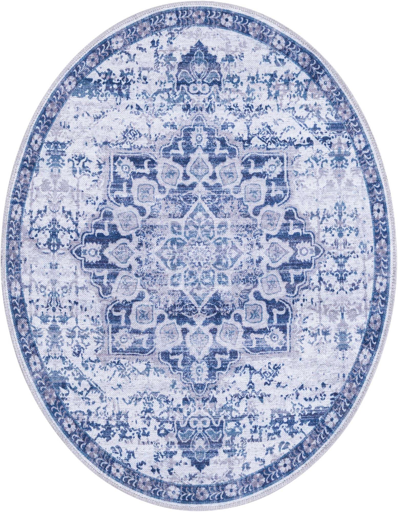 Primary image  3' 3 x 3' 3  Washable Francesca Round Rug