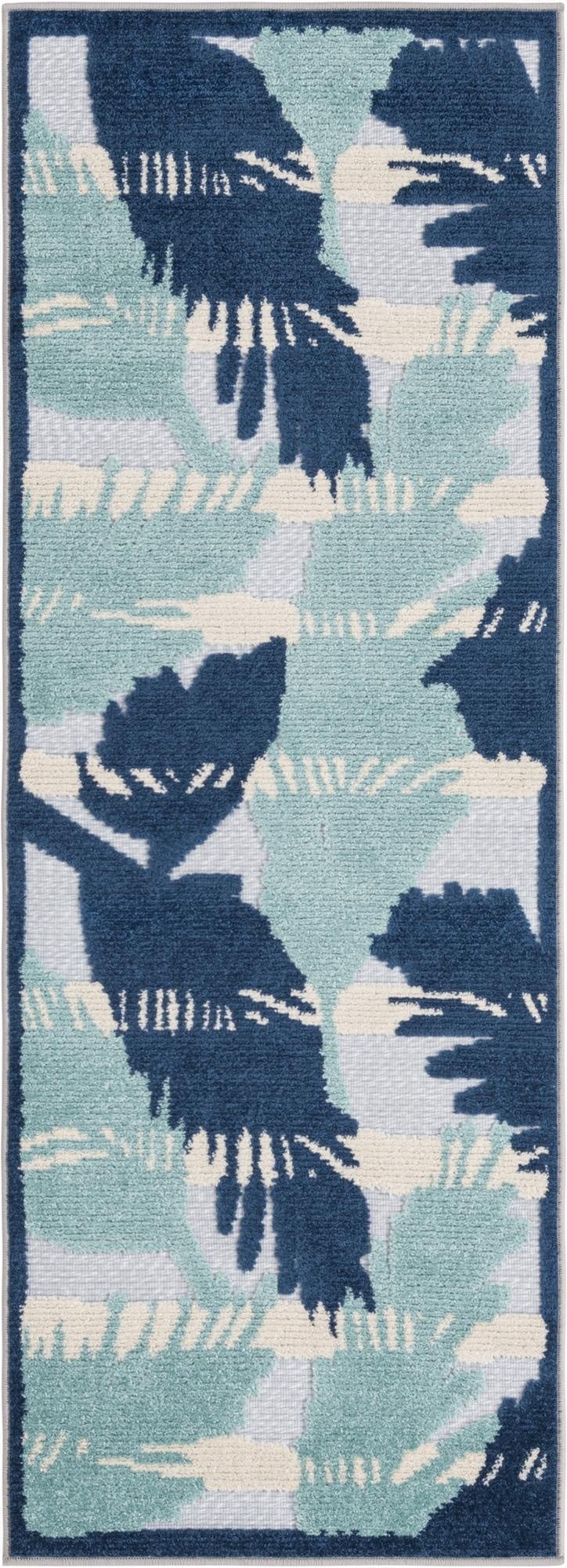  2' x 6'  Washable Aruba Indoor / Outdoor Runner Rug