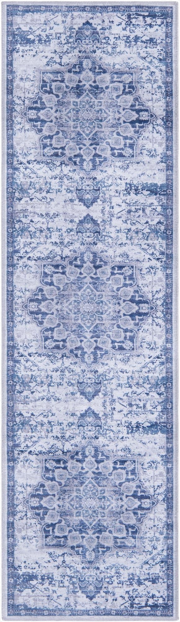  2' x 7'  Washable Francesca Runner Rug