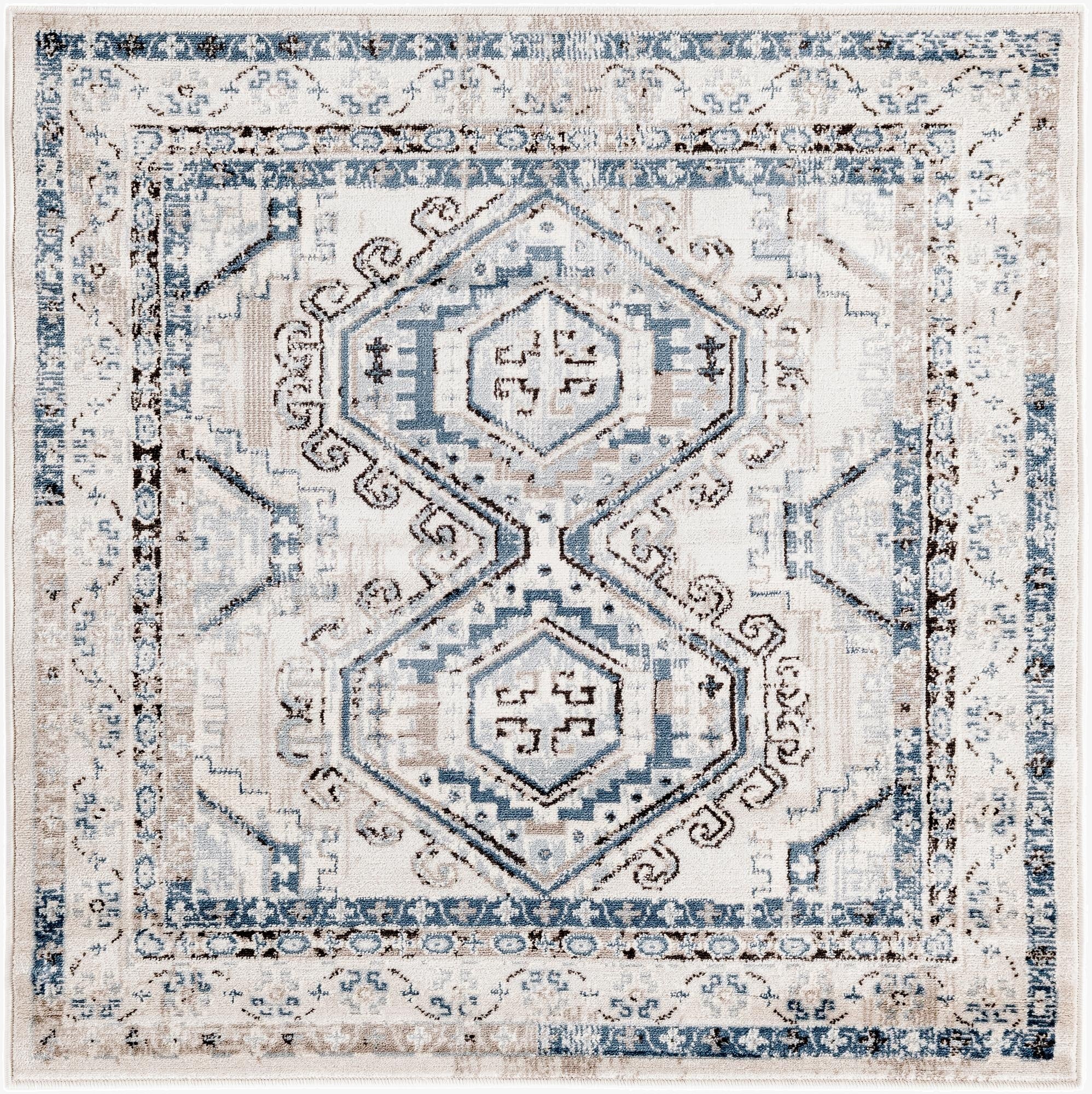  4' x 4' Charlotte Square Rug