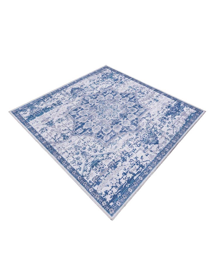 Detail image of  4' x 4'  Washable Francesca Square Rug