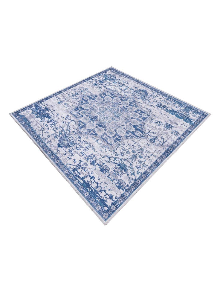 Detail image of  4' x 4'  Washable Francesca Square Rug