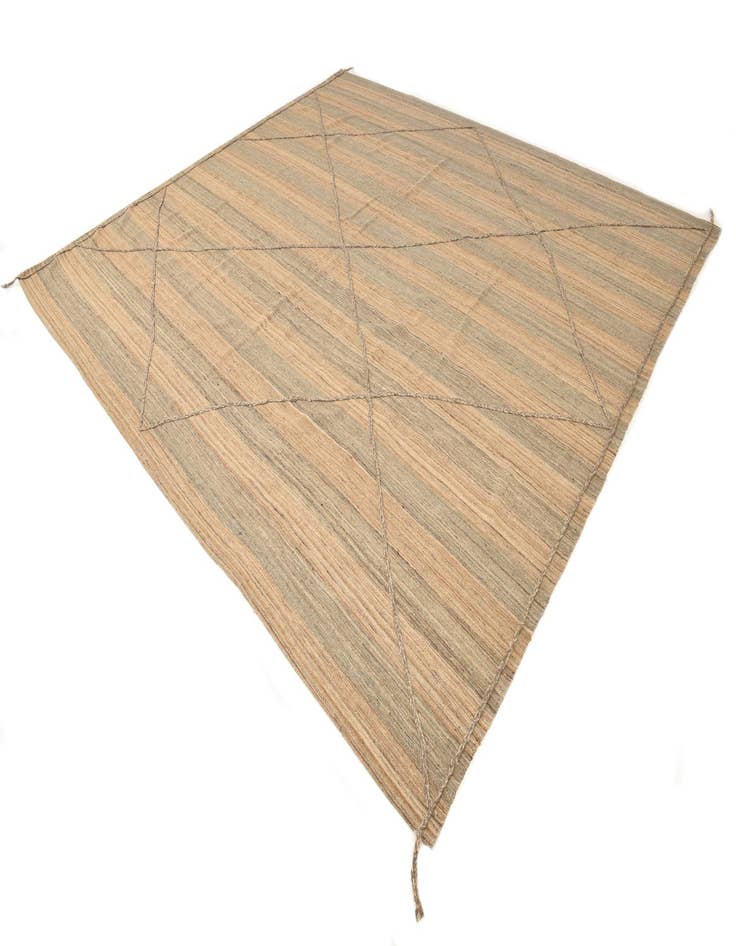 Detail image of  11' 5 x 13'  Hand Knotted Moroccan Wool Rug