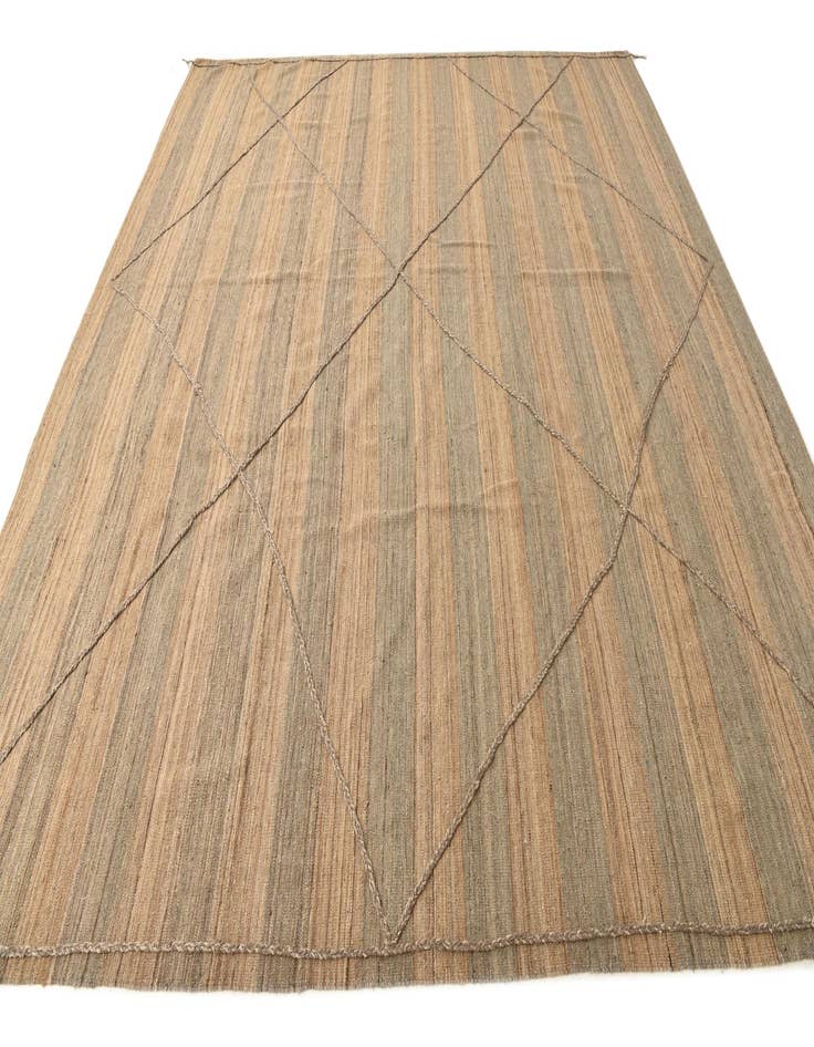 Detail image of  11' 5 x 13'  Hand Knotted Moroccan Wool Rug