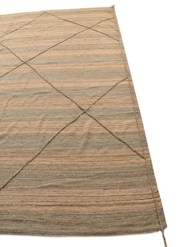 Detail image of  11' 5 x 13'  Hand Knotted Moroccan Wool Rug